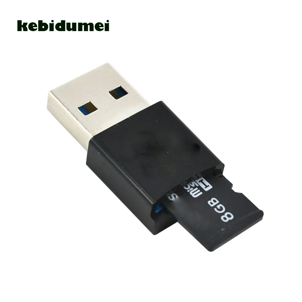 

kebidumei USB 3.0 Memory Card Reader Adapter 5Gbps Super Speed Card Reader for TF,micro SD,SDXC Card Reader Kit