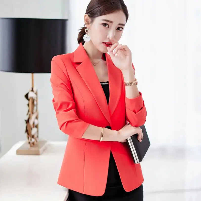 

2018 Fashion Women's Clothing Blazer Suits Blazers three colors for choose