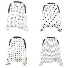 Детская коляска, чехол для сиденья автомобиля, дышащий козырек от солнца, пылезащитное одеяло, треугольная палатка, рябь, крест