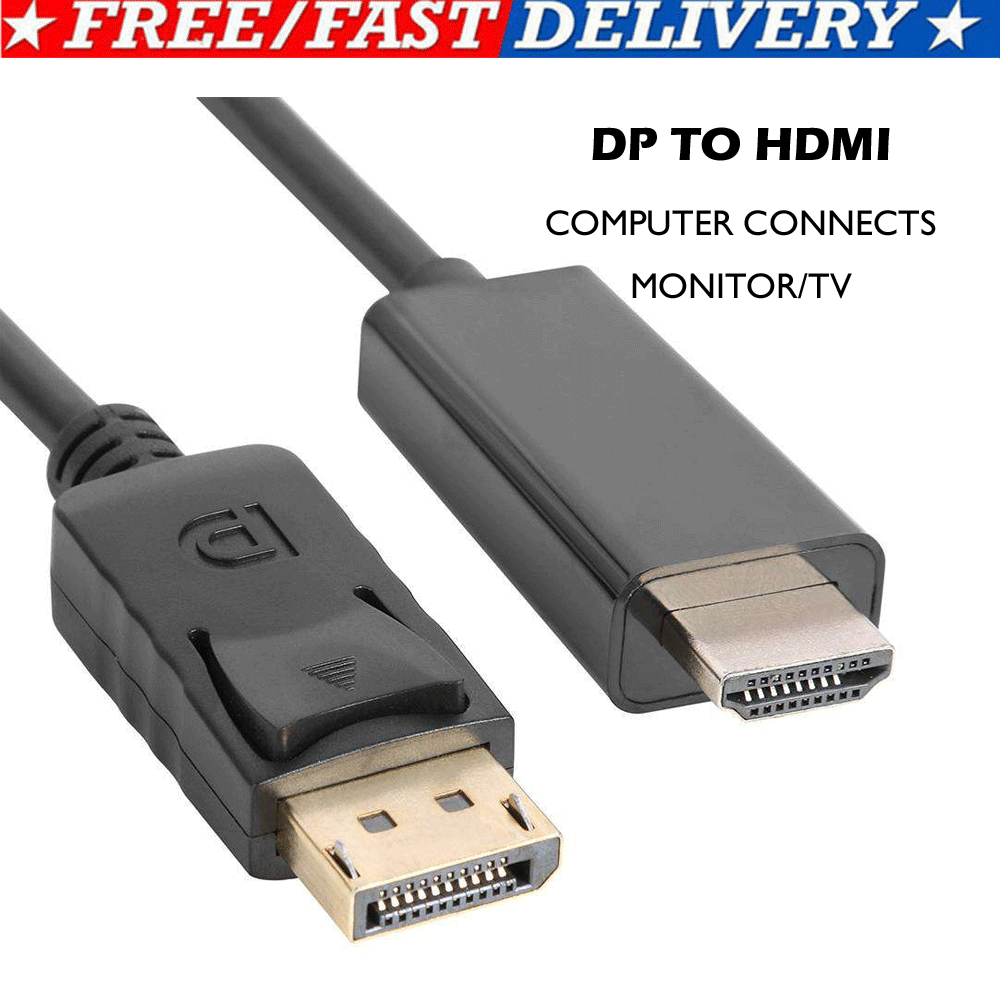 Мини-Дисплей Порт DP Thunderbolt к HDMI Кабель-адаптер для MacBook Air 13 iMac Chromebook Mini DP к HDMI адаптер