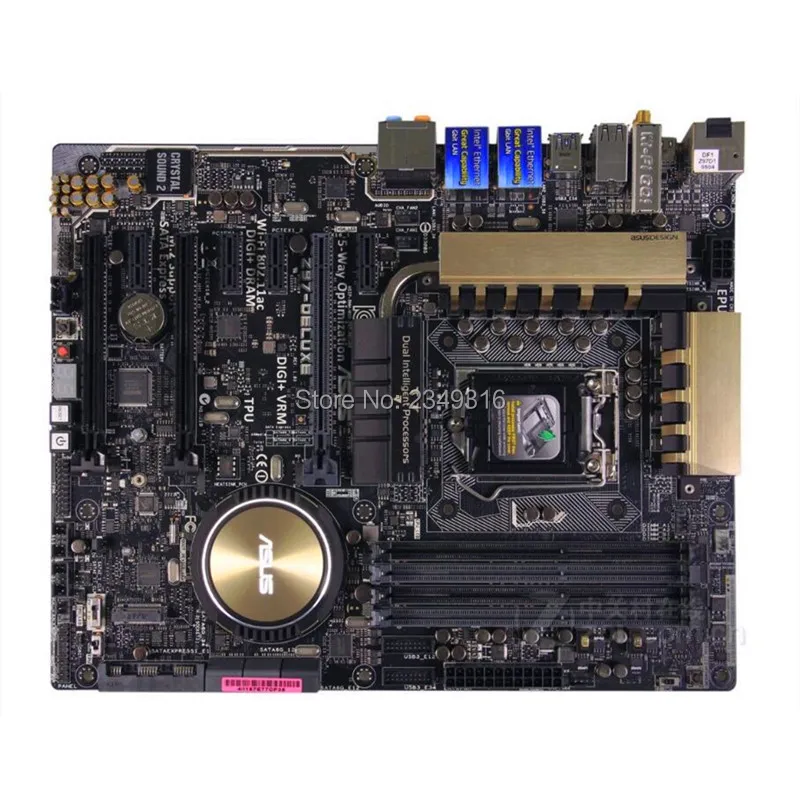 

For ASUS Z97-Deluxe original motherboard Socket LGA 1150 DDR3 Z97 SATA3 USB3.0 Desktop Motherboard