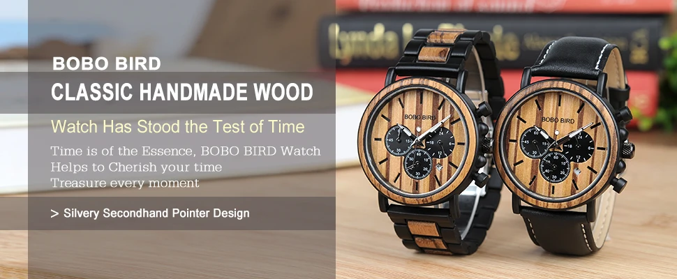 Бобо птица деревянные часы для мужчин секундомер бамбуковые наручные часы мужские с датой создать часы подарок в деревянной коробке saat erkek