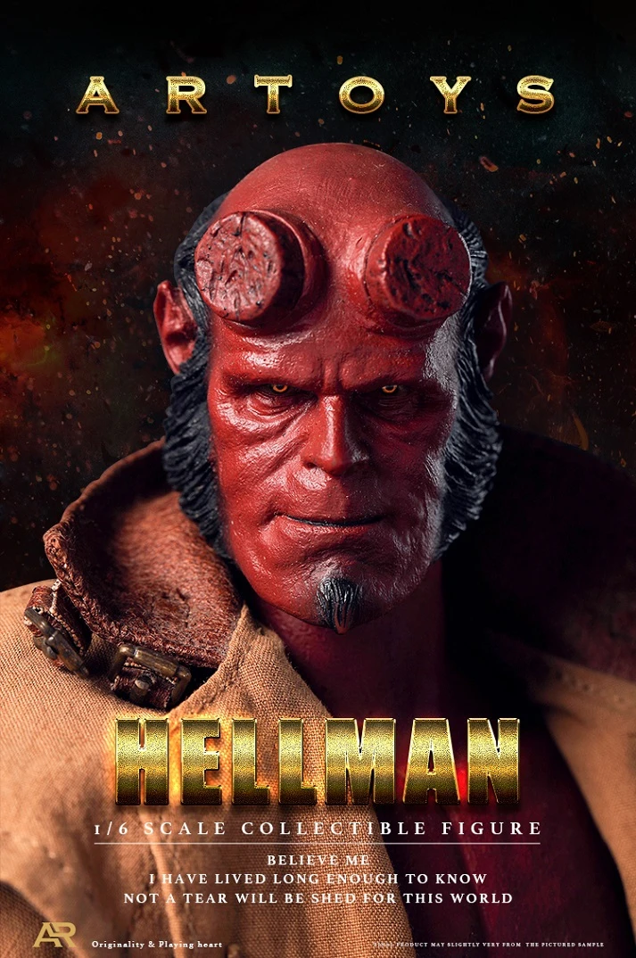 

ARTOYS 1/6 Hellboy include three head carving type model