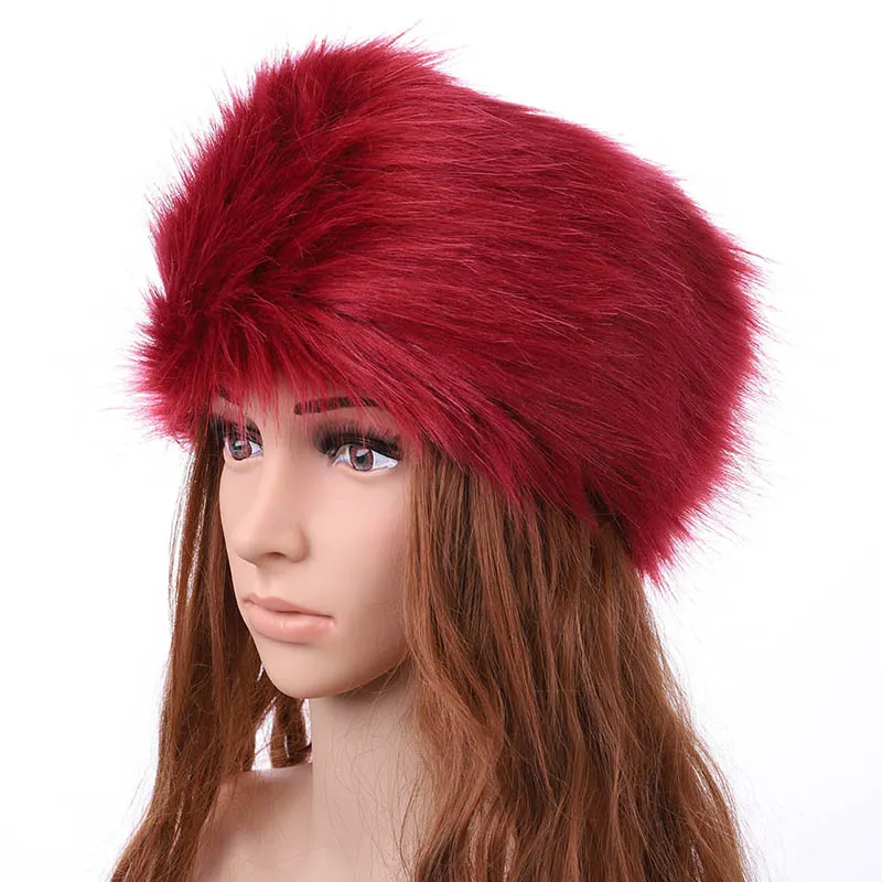 Меховая шапка для женщин, натуральный мех, пушистая меховая шапка, русские зимние толстые теплые уши, модная шапка-бомбер