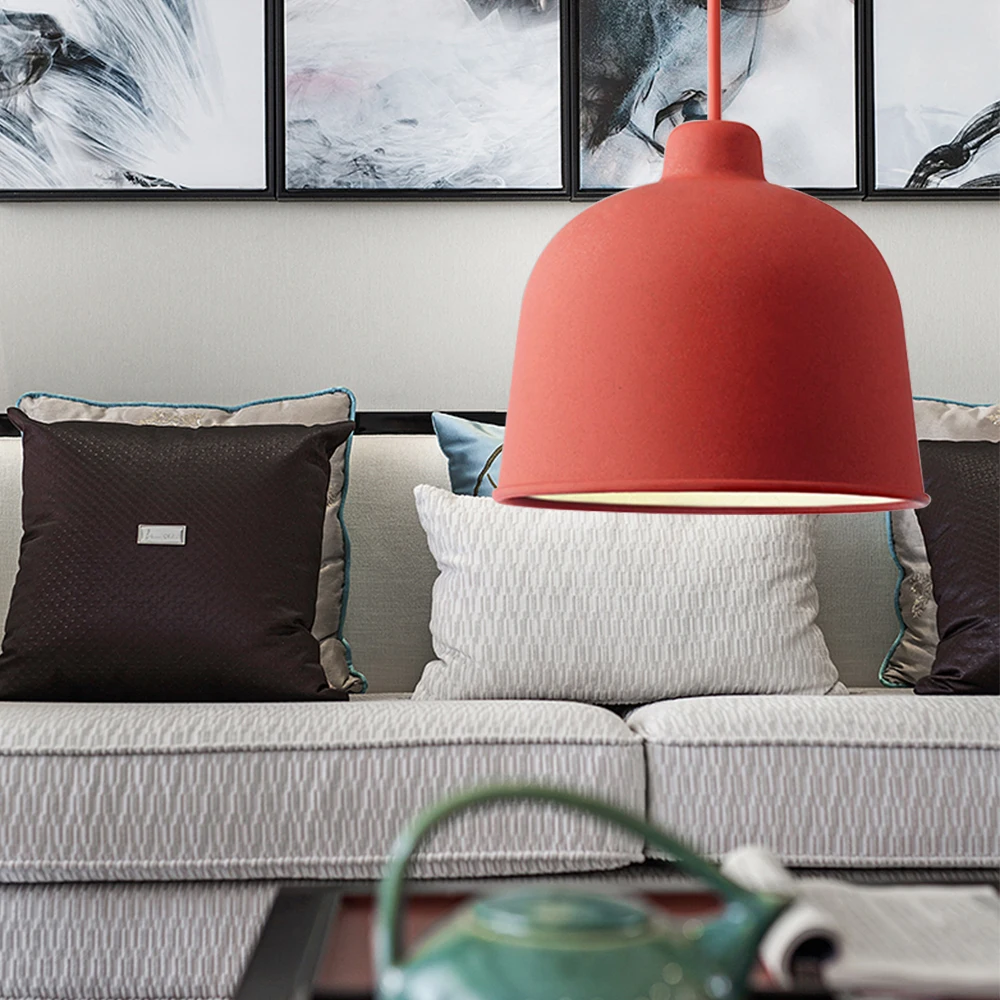 

Modern Pendant Lights Nordic Style Suspension Luminaire Hanging Lamp Warm white Pendant Lamps Iron Lampshade light