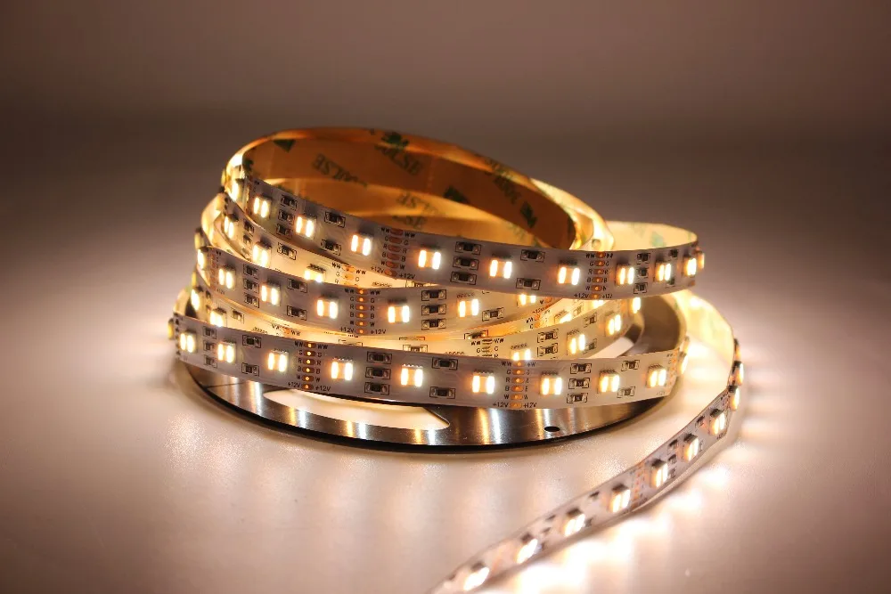 Impermeável PCB RGB CCT LED Strip, luz