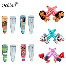 Океанская принцесса Моана и ее хорошие друзья фото серия заколка для волос аксессуары для волос простой красивый подарок на день рождения для детей