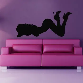 

Wall Decals Hot Woman Laying Fashion Vinyl Sticker Murals Wall Decor