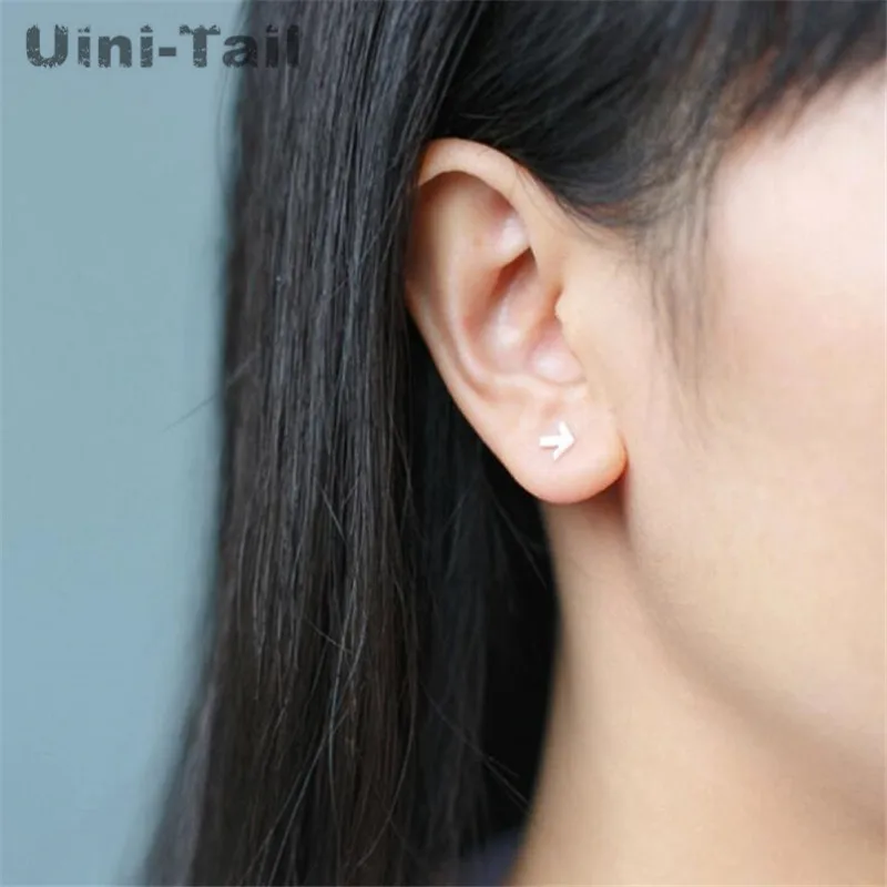 Мужские и женские серьги гвоздики Uini Tail из серебра 925 пробы|Серьги-гвоздики| |