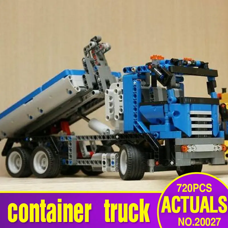 

Lepin 20027 720Pcs Technic Mechnical Series The Container Truck Set Children Educational Building Blocks Bricks Toys Model 8052