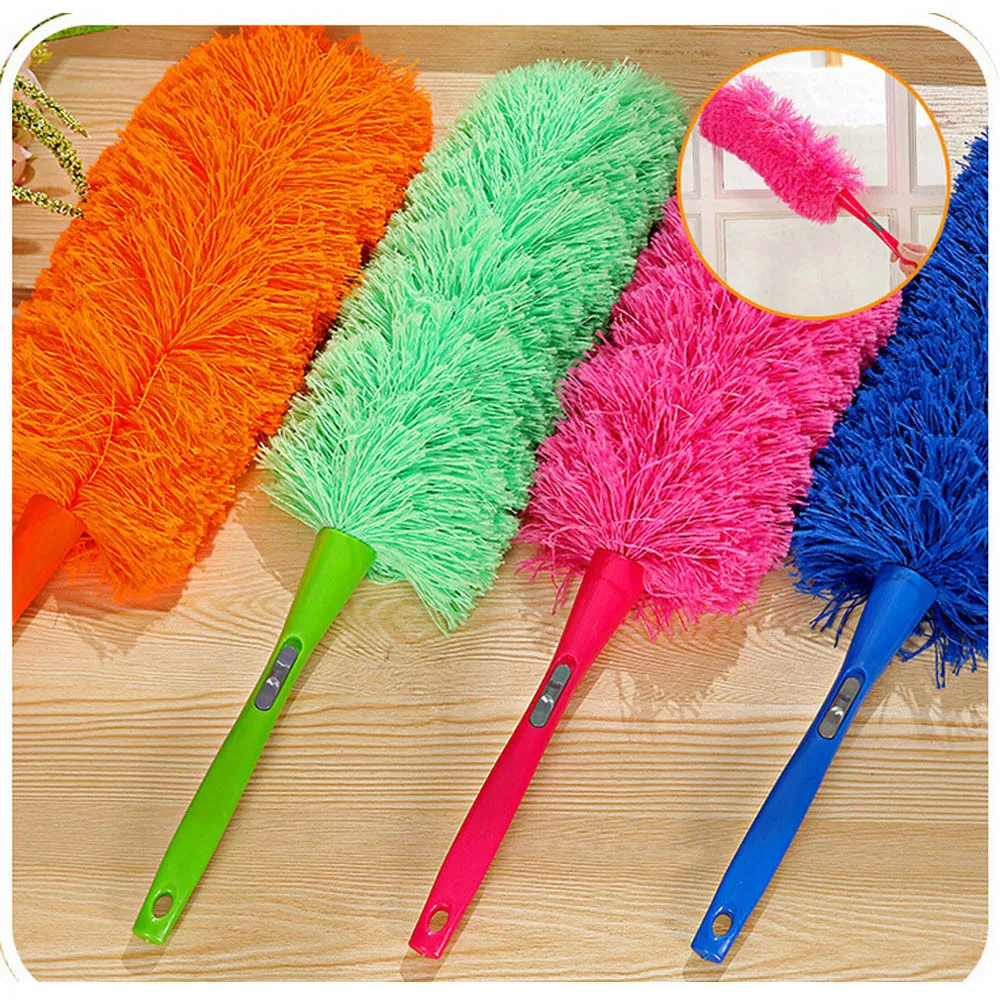 Magic Soft Microfiber Cleaning Duster Dust Cleaner Handle Feather
