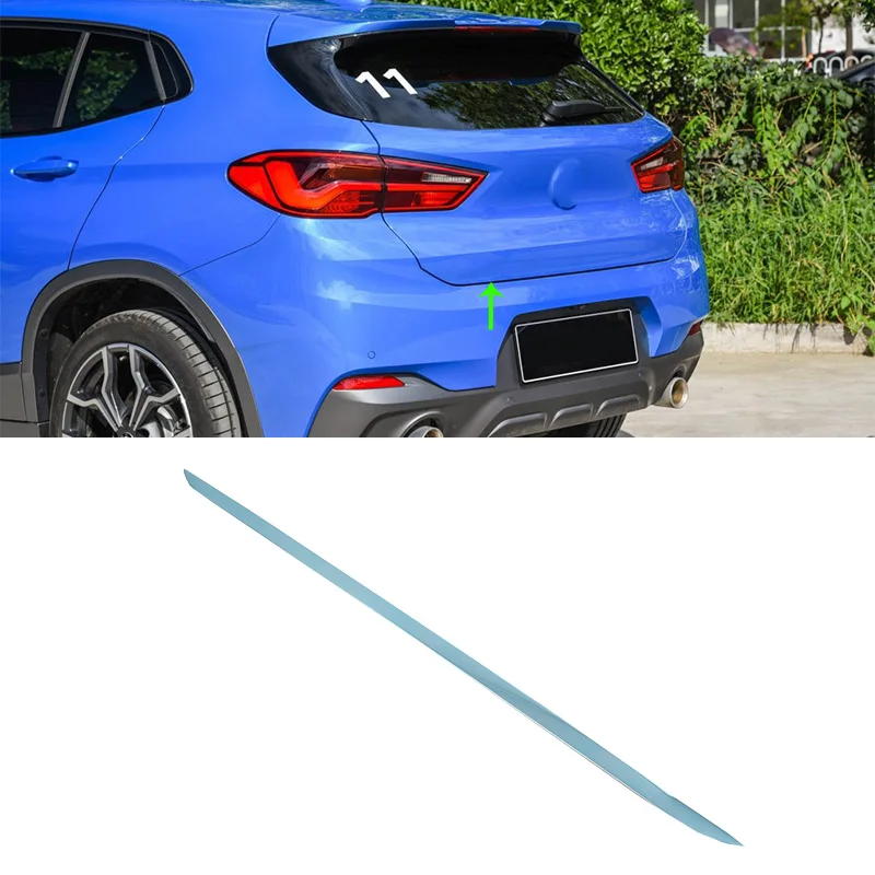 

Car Accessories Exterior Decoration Stainless Steel Rear Tail Door Gate Molding Cover Trim For BMW X2 2018 Car-styling