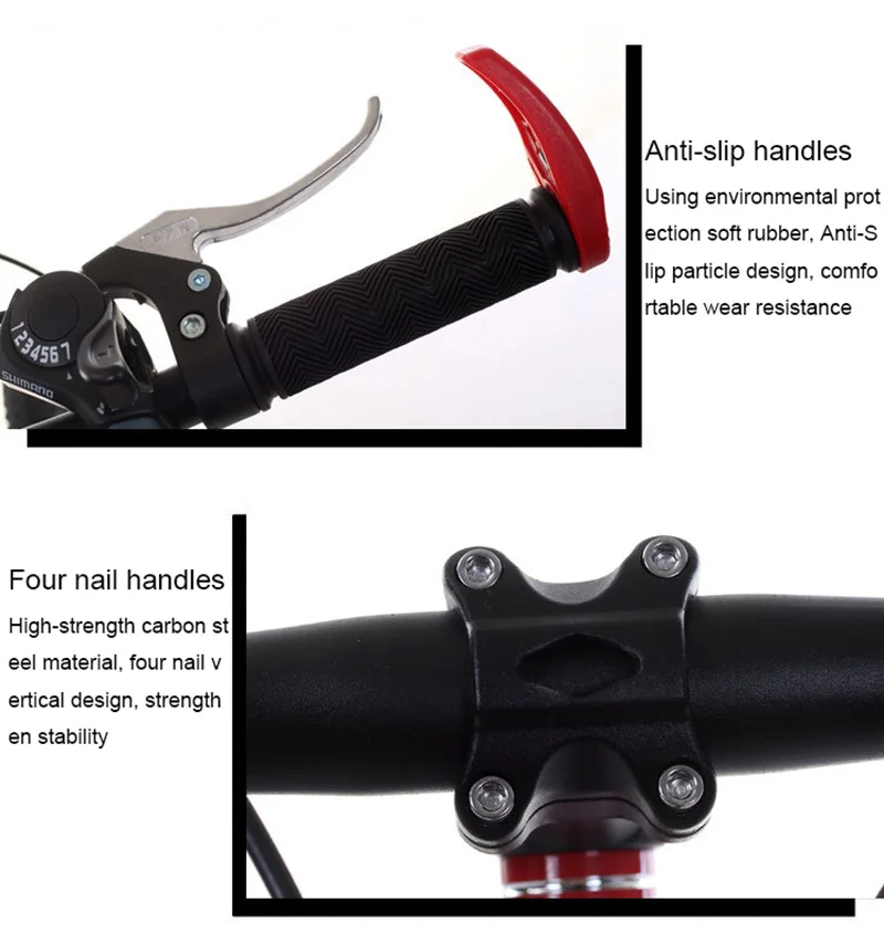 Perfect 18-Inch Mountain Bike For Children Single-Speed Mountain Bike V Brake Bike 7