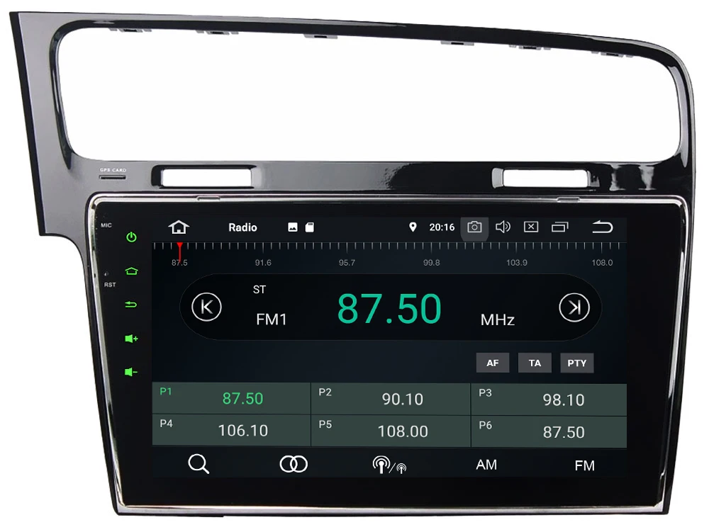 Cheap 10.1" IPS Octa Core 4G Android 8.1 4GB RAM 64GB ROM RDS Car DVD Player Radio GPS Glonass For Volkswagen VW Golf 7 MK7 2013-2017 2