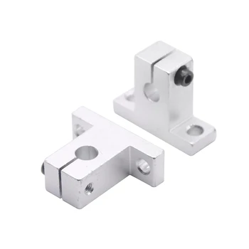

6pcs/lot Free Shipping SK16 16mm linear bearing rail shaft support XYZ Table CNC Router SH16A
