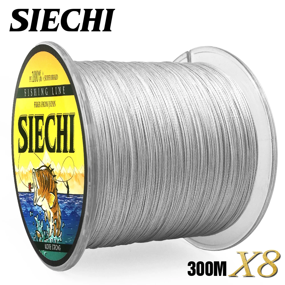 SIECHI 300 м 500 1000 8 нитей 20 88 анг. Фунт. новая полиэтиленовая плетеная рыболовная