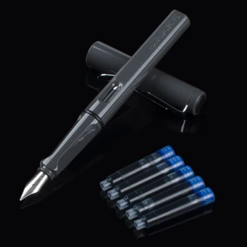

JINHAO 599 cheap 3 Colors Resin Fountain Pen With f nib Stationery Office Brand Writing Business Presenting Ink Pens