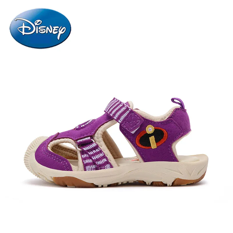 

Disney shoes superman toddler baby children's sandals anti-skid Round toe comfortable wear children's casual sandals size 22-30