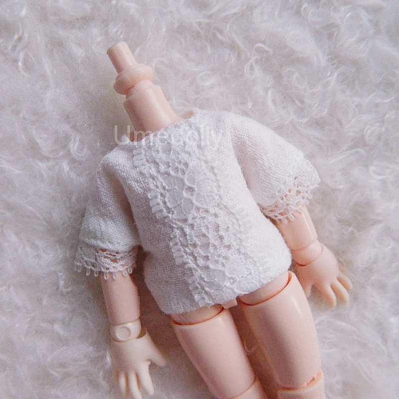 Симпатичный комбинезон с медвежонком костюм для OB11 1/12 BJD Obitsu 11 слюнявчик куклы