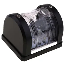 12В постоянного тока 0,54 Вт Морская Лодка Белый порт светодиодный мини навигационный светильник водонепроницаемые лодки до 12 м сигнальный кормовой навигационный светильник