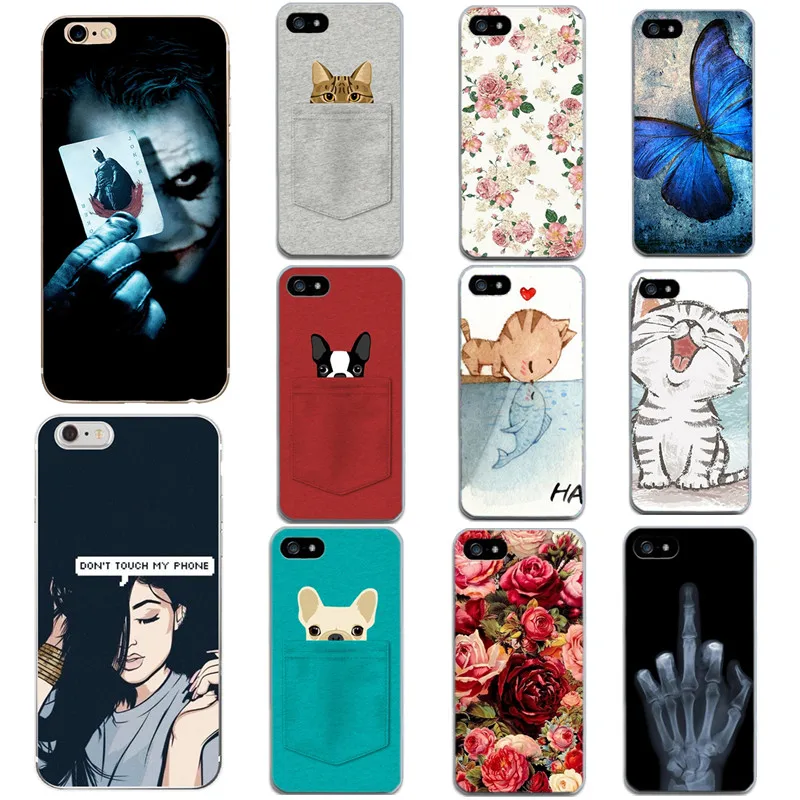 Soft for Coque iPhone 5 5S SE 6 6S 7 8 Plus X XS Case Cover FOR Capa Fund |