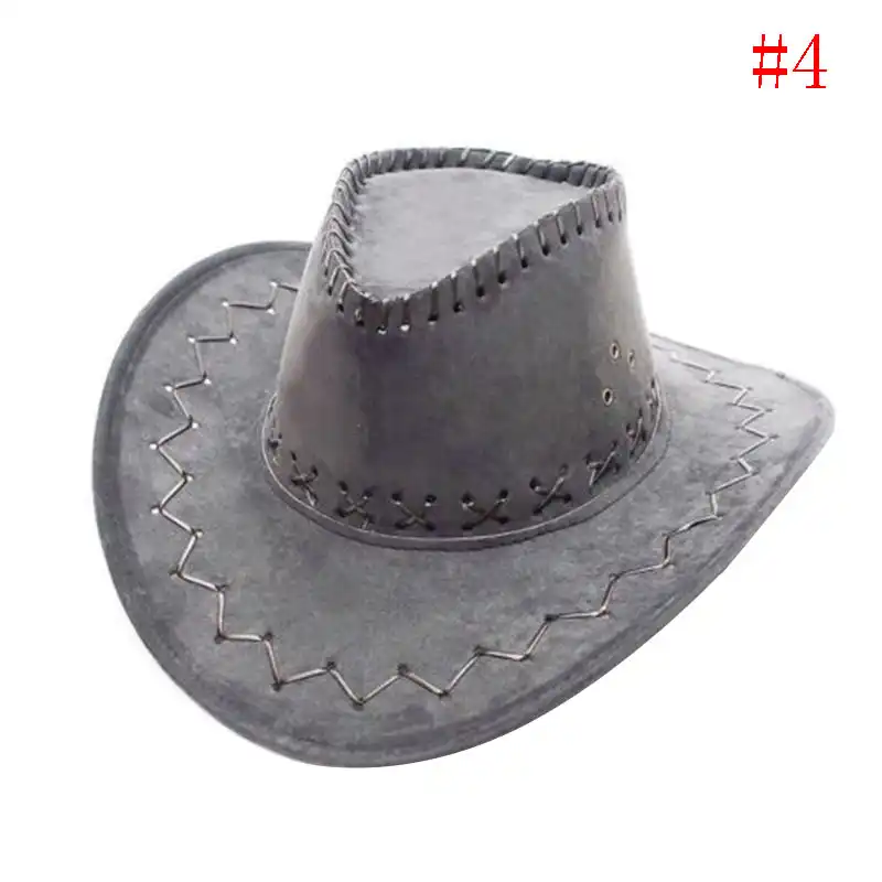 Color : 1, Size : 57-58cm L.Z.H Cap Western Cowboy Hat for Womem Men Wide Brim Cowgirl Jazz Cap with The Belt Hat