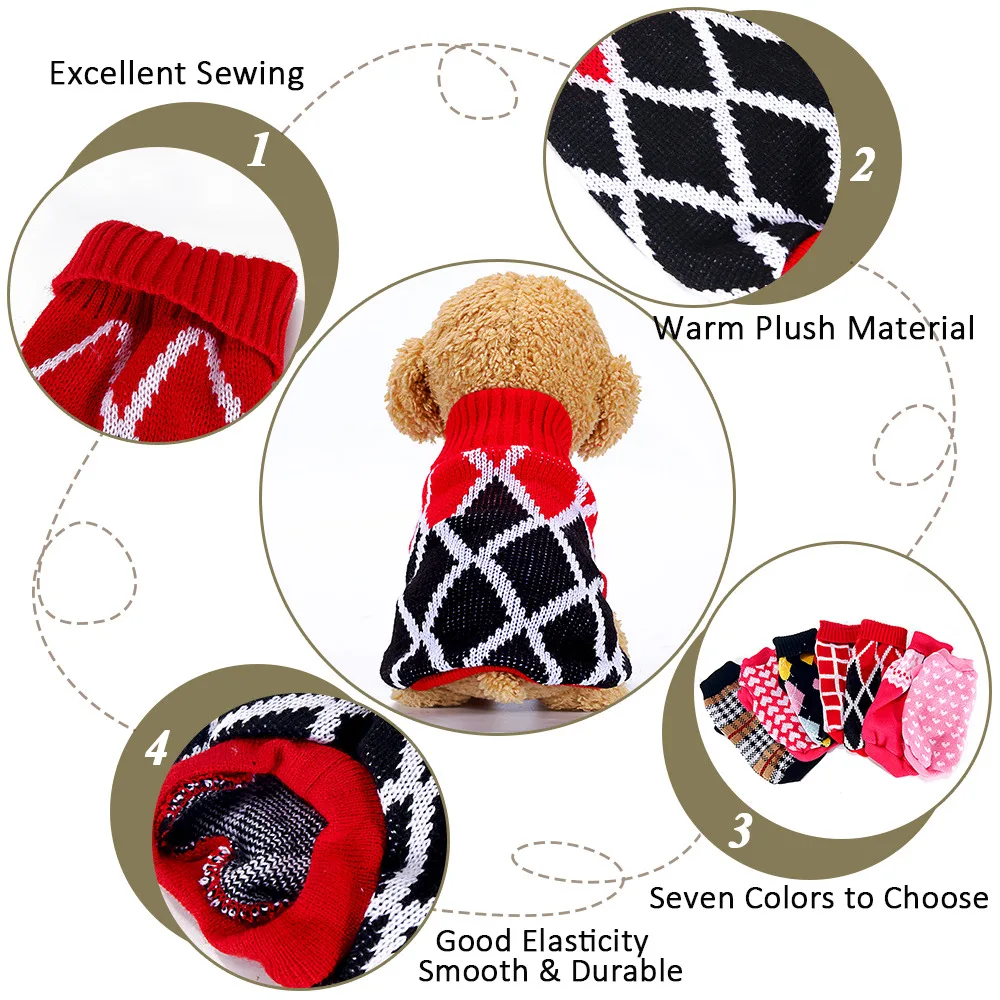 Winter Clothing For Dogs Clothes Christmas Pet Sweater Overalls For Dogs Clothing For Small Dogs Puppy Clothes Chihuahua (3)