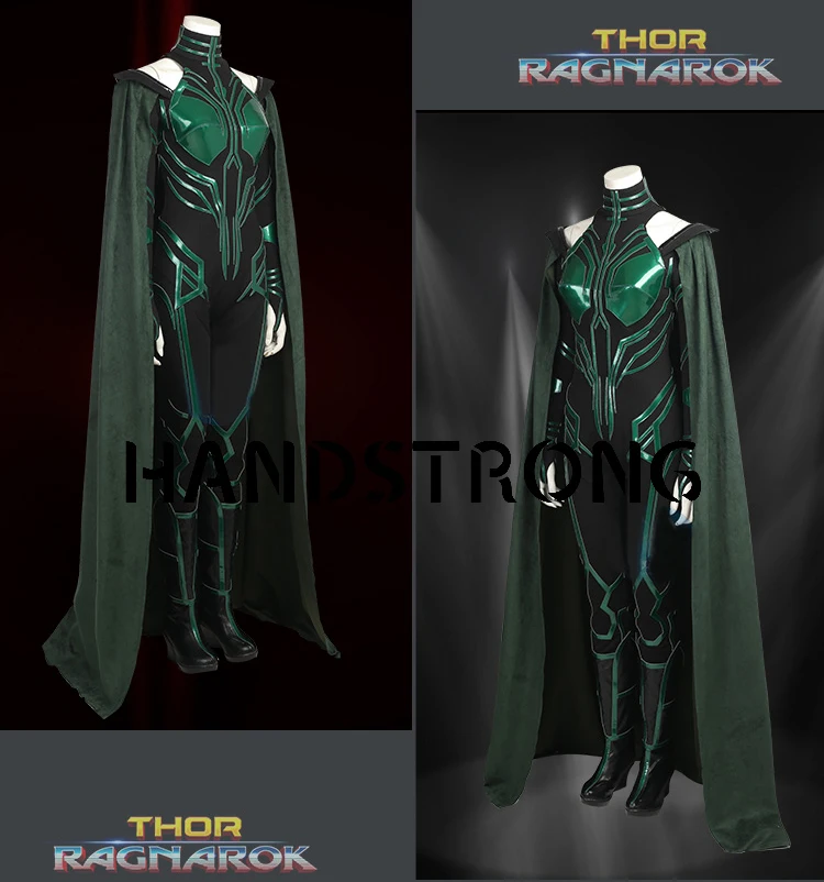 Thor 3 Ragnarok Goddess Of Death Hela, карнавальный костюм для взрослых, костюм для вечеринки на Хэллоуин для женщин, наряд