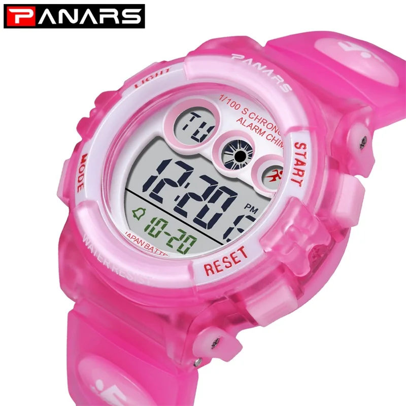 PANARS Girls Watches Kids Boys Watches Kids Watch LED Digital Multifunctional Waterproof Wristwatches Child Education Watch 4