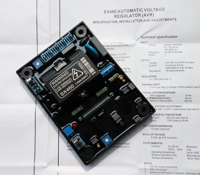 SX460 AVR для дизель-генератор автоматический регулятор напряжения+ быстрая EMS, FedEx, DHL TNT, UPS