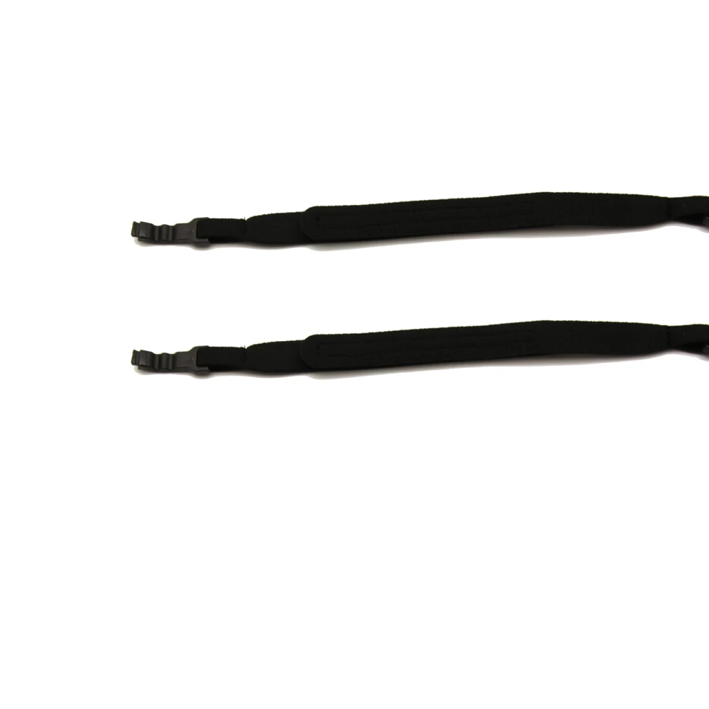 Детские оптические очки спортивный ремень детская рамка шнур головная повязка фиксатор Регулируемая длина безопасности крюк и петля ремень - Цвет: black 2pcs