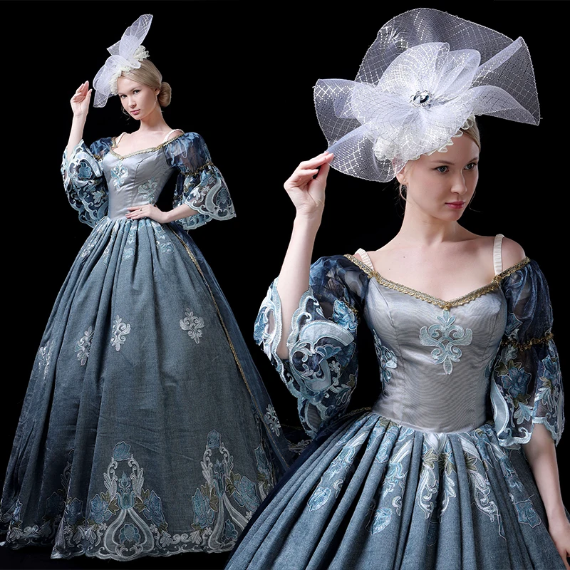 

18th Century Masquerade Fancy Dress Marie Antoinette Dress Gown Baroque Masquerade Historical Costume Victorian Dresses