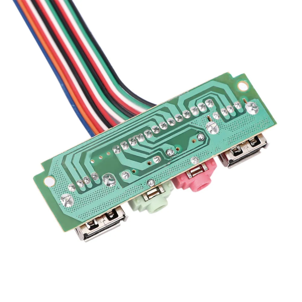 Чехол для компьютера с 2 портами s USB 0 двойная Фронтальная панель аудиоразъем