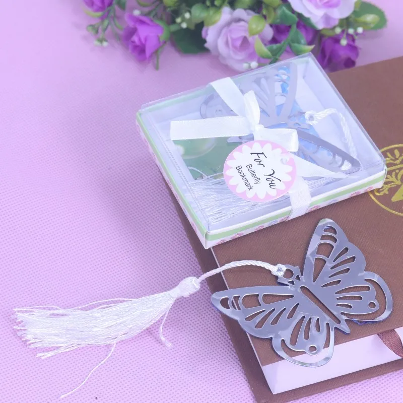 50 шт Закладка с бабочкой сувениры для Святое Причастие для девочек Baby Shower Выпускной на день рождения и свадьбу польза и подарок для гостей
