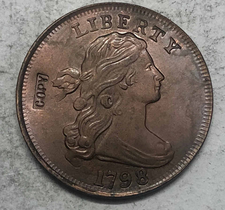 

1798 US Draped Bust Large Cent Exact Copy