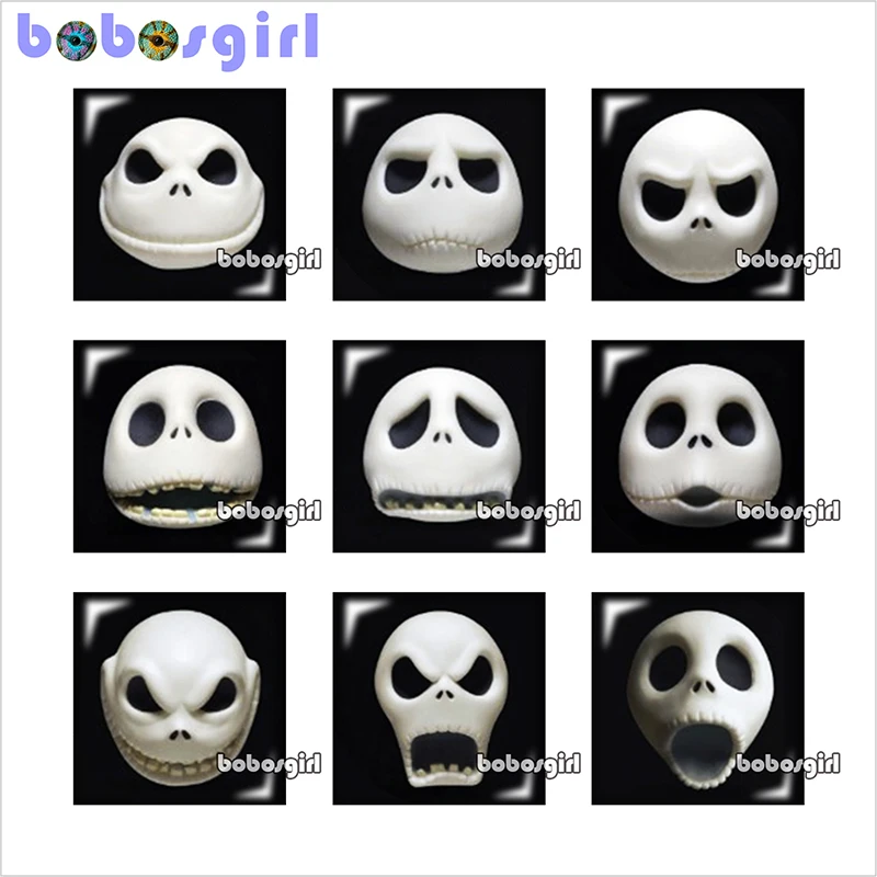 

skull head skeleton photo Square glass cabochon demo flat back glass snap button Making findings 12mm/20mm/25mm FX1121
