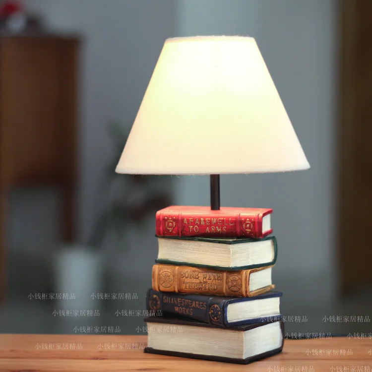 

European Retro Table Lamp Art Personality Table Lamp New Classical LED Table Lamp Creative Book Study Desk Lamp