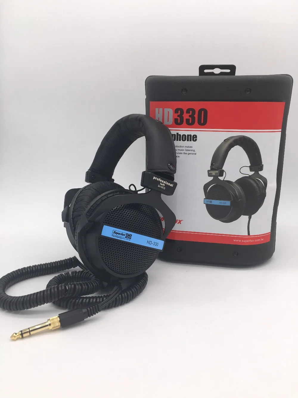 Superlux HD-330 полуоткрытые динамические аудиофиловые стерео наушники чистый звук мягкий наушник Запись Мониторинг игровая Музыкальная гарнитура