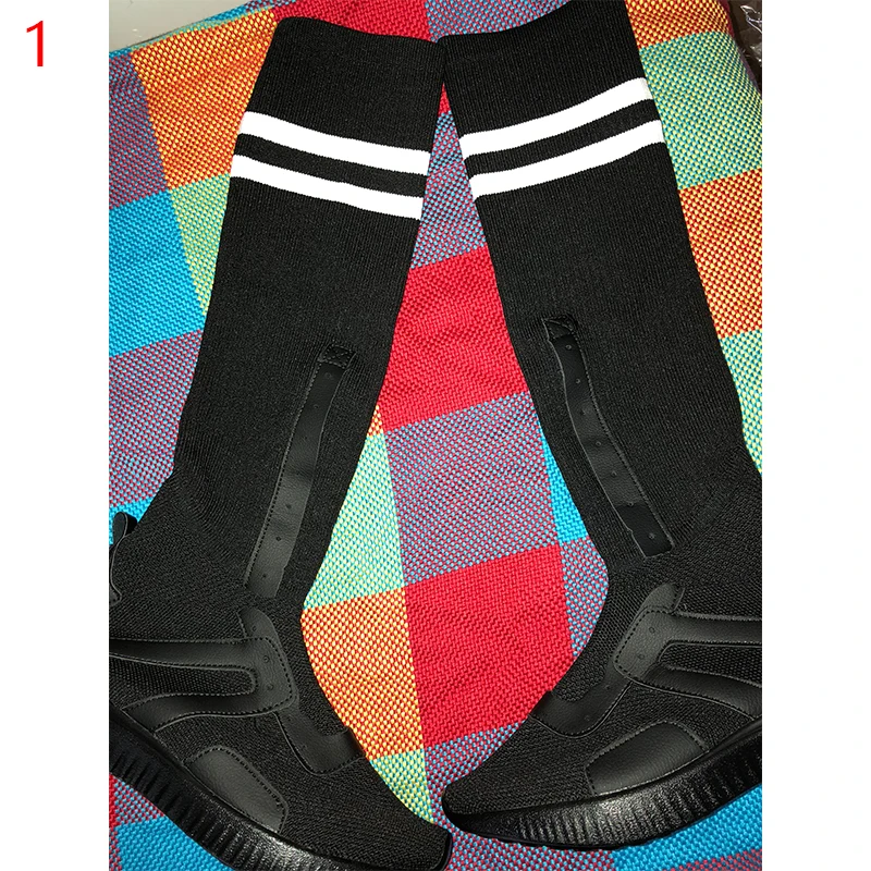 HQFZO/женские носки; белые сапоги; коллекция года; сапоги до середины икры; высокие сапоги до бедра; эластичные тонкие кроссовки; дизайнерская обувь; роскошная женская обувь