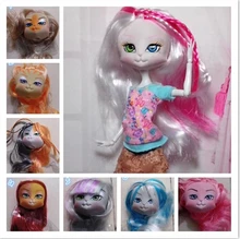 5Pcs lot High Quality LANARD Kitties font b Doll b font Head Mixed Colors Cat Heads