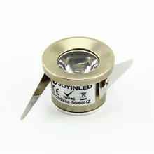 Светодиодный потолочный светильник супер яркий светодиодный встраиваемые панели светодиодный потолочный светильник с фокусным расстоянием 25 мм с резным узором 1 W Светодиодный прожектор светодиодные украшения потолочный светильник AC90-260V DC12V