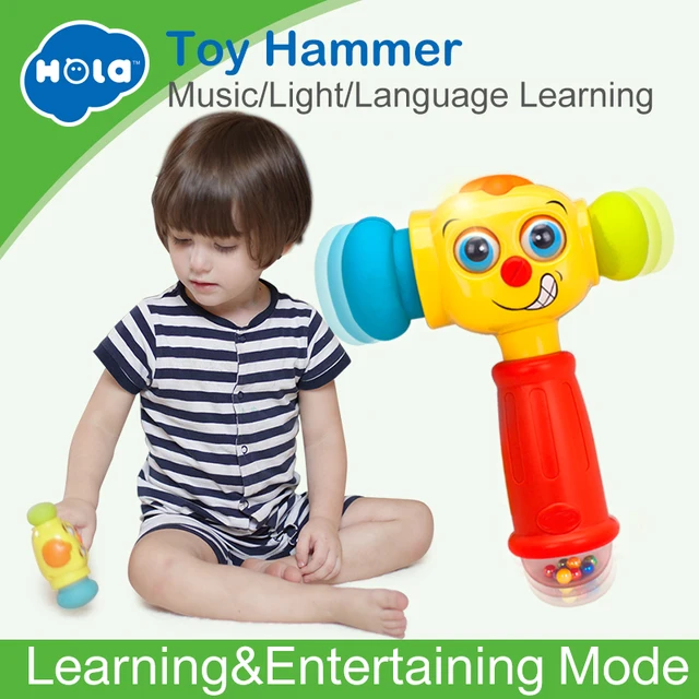 HOLA 3115 Baby Toys Toddler Play Hammer Toy with Music & Lights