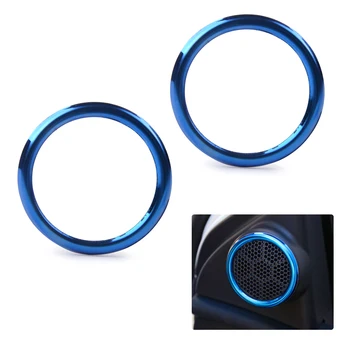 

DWCX 2pcs Front Door Sound Stereo Speaker Cover Trim Ring Fit For Toyota Corolla 2016 2017 2018