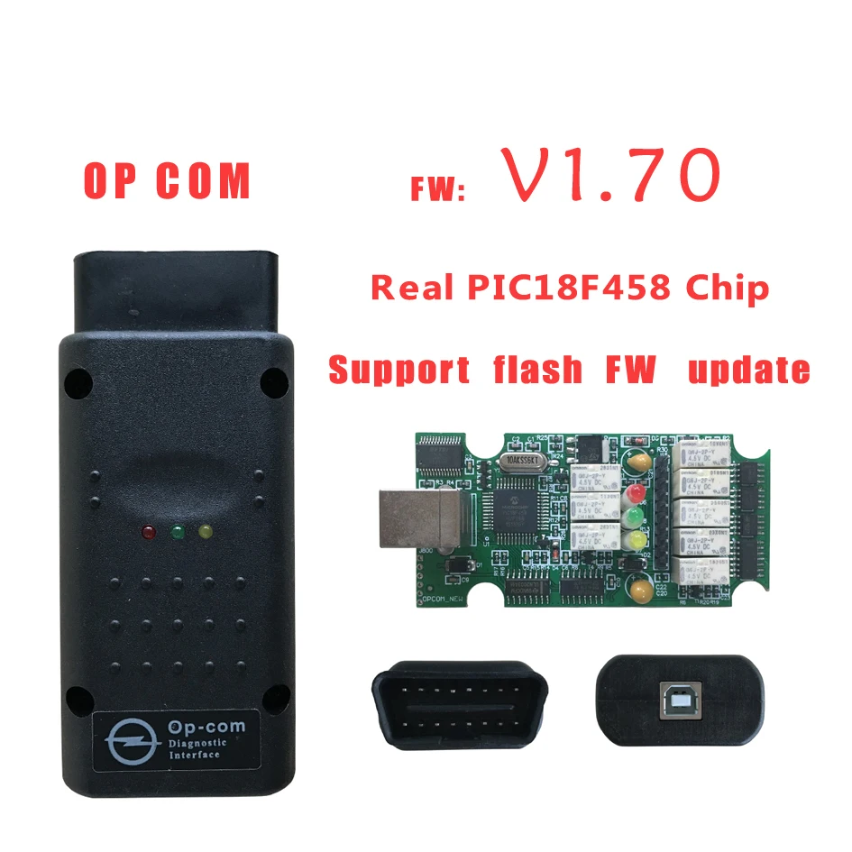 2017 Best with PIC18F458 chip ! opcom opel diagnostic interface scanner ...
