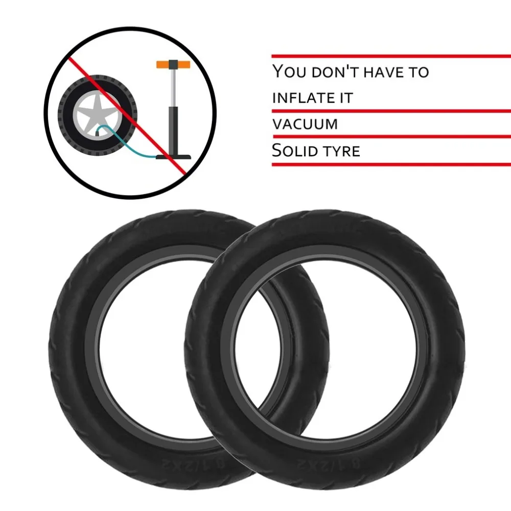 Solid Vacuum Tires 8.5X2 Micropores Suitable For Xiaomi Mijia M365 Electric Skateboard Scooter Non-Pneumatic Vacuum Wheel (6)