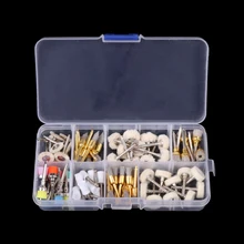 YAS 80 шт. Стоматологическое пророчество полировальная щетка чашка глинозема нейлон хлопок колесо с шерстяного войлока