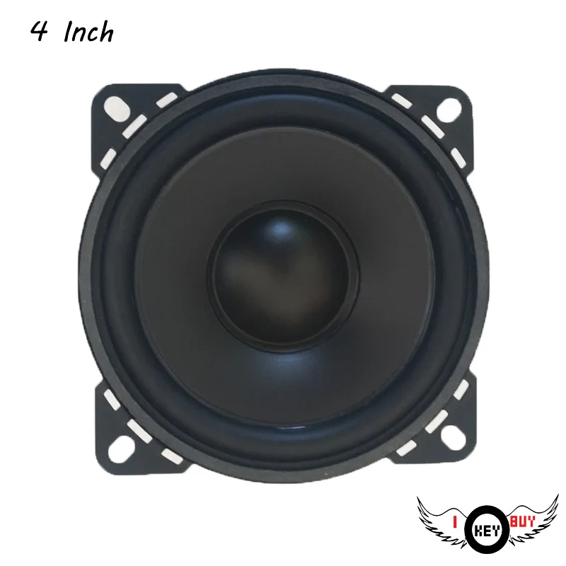 

I Key Buy Car Audio Speaker 4-Inch 4Ohm 30W Full Range Speakers HiFi Lossless Direct Thrust Automobile Loudspeaker