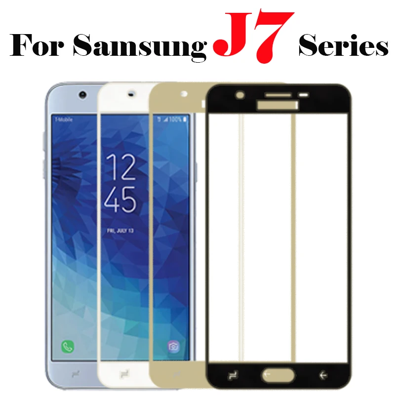 Для samsung J7 Pro закаленное стекло J 7 2018 2017 2016 защита экрана полное покрытие Sansun J7Pro