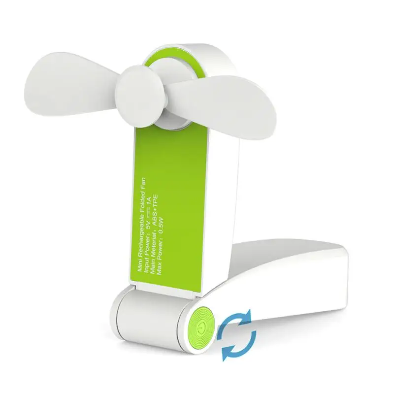 

Mini USB Fan Foldable Handheld Pocket Folding Charging Portable Rechargeable Fan USB Gadgets Outdoor School USB Fan Gift For Kid