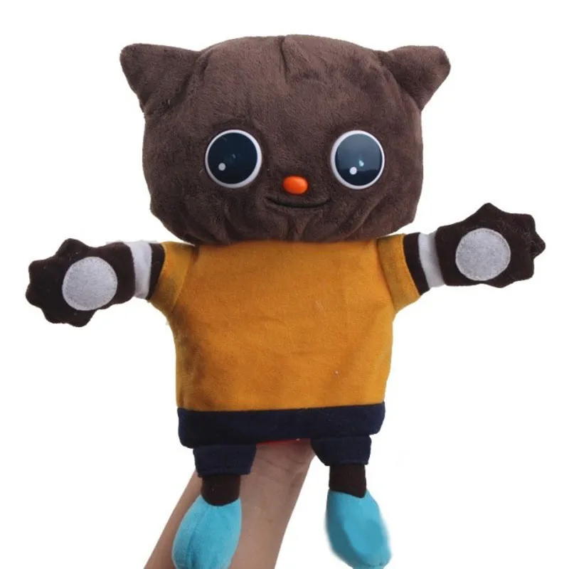 Hand Puppet Cute Brown Cat Puppet with arms and legs Japanese Cartoon